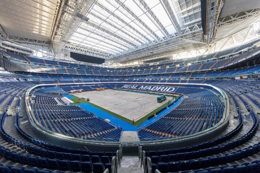 Madrid: Guided Tour of Bernabéu Stadium - The panoramic stadium view