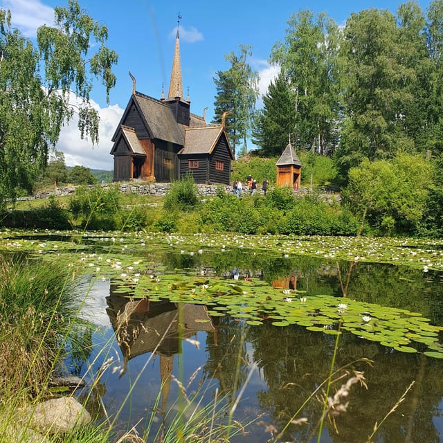 Maihaugen Museum/The Norwegian Olympic Museum, Lillehammer. - Old farms show how rural Norway worked