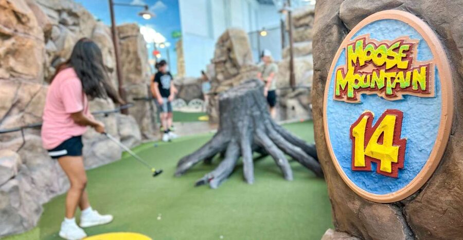 Mall of America: Moose Mountain Adventure Golf Ticket - The scenery does much of the entertaining