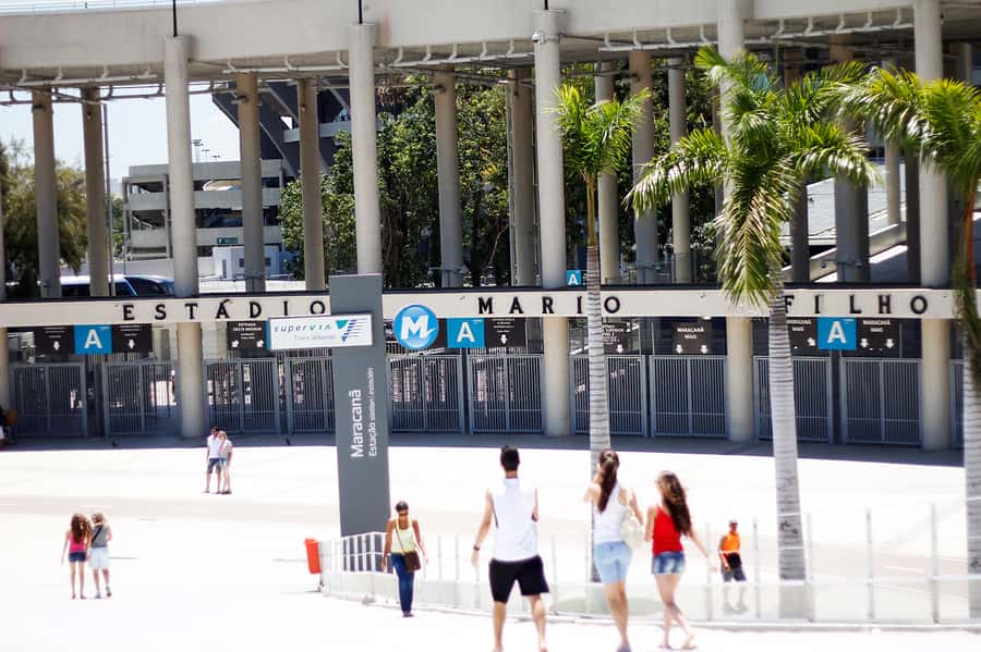 Maracana Stadium - Behind the Scenes Tour - Walking the tunnel toward the field
