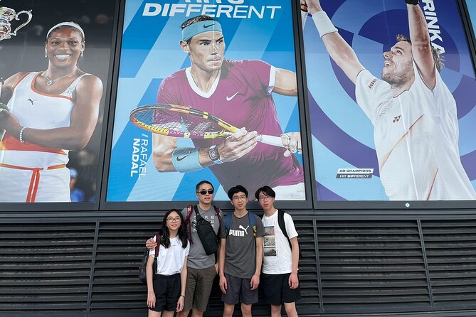 Melbourne Park Tennis Experience - Walking through Melbourne Park and the Australian Open grounds