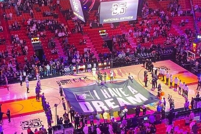 Miami Heat Basketball Game Ticket at Kaseya Center - Arriving at the waterfront Kaseya Center