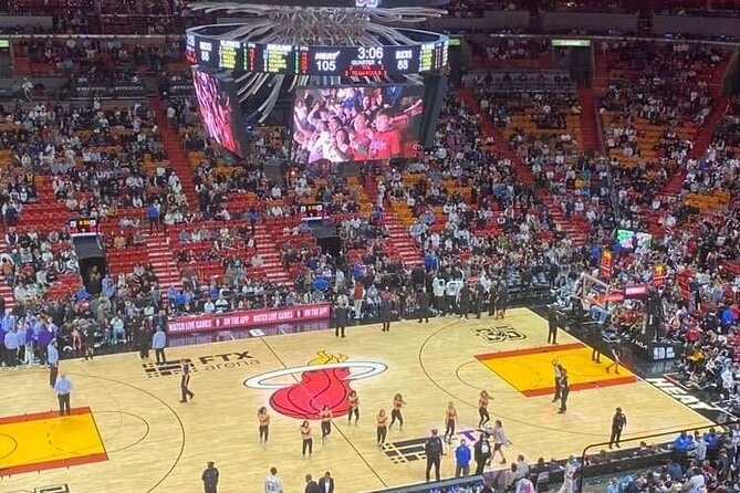 Miami Heat Basketball Game Ticket at Kaseya Center - Halftime at a Miami Heat game