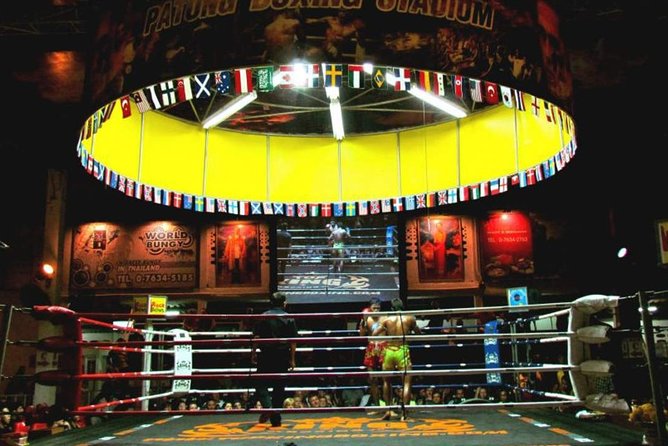 Muay Thai Boxing Match Action – Patong Stadium - Choosing between ringside and stadium seats