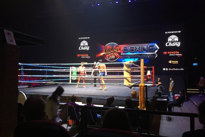Muay Thai Boxing Match Action – Patong Stadium - Watching the action from the ring