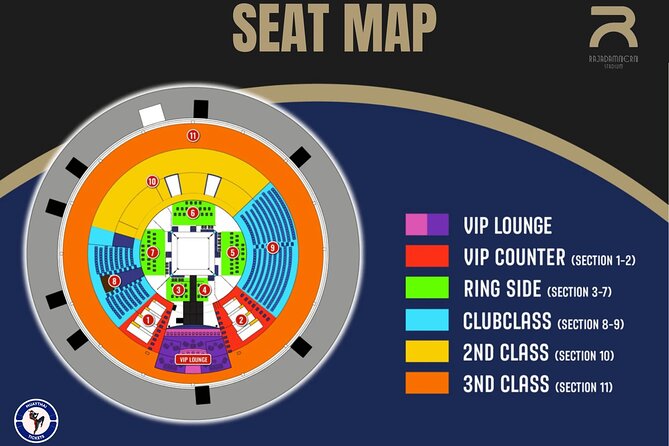 Muay Thai Boxing Match Tickets at Rajadamnern Stadium in Bangkok - The stadium at 8 Thanon Ratchadamnoen Nok