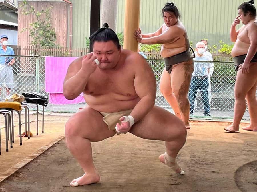 Nagoya: Visit Sumo Morning Practice with English Guide - What the 90-minute practice visit is like