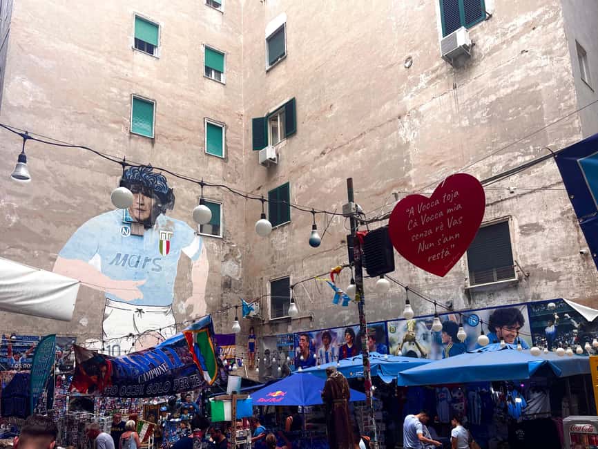 Naples: Football Tour with Maradona Stadium & Mural - A short break before the Spanish Quarters