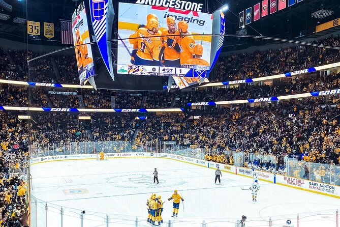Nashville Predators Ice Hockey Game Ticket at Bridgestone Arena - Following the Predators on the ice