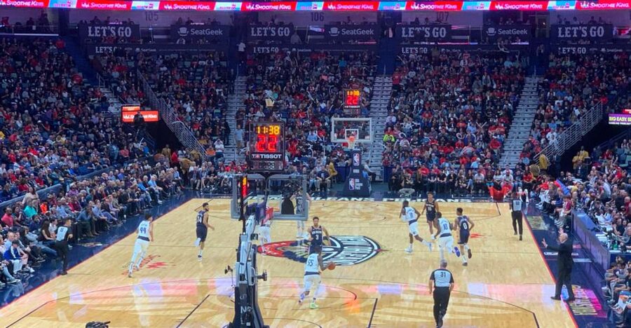New Orleans: New Orleans Pelicans Basketball Game Ticket - The game-day show beyond the scoreboard