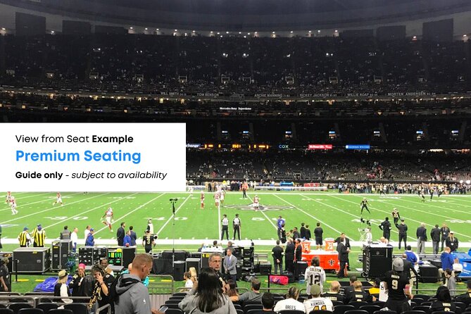 New Orleans Saints Football Game Ticket at Caesars Superdome - Who will enjoy this most