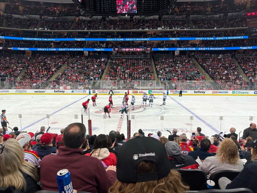 Newark: New Jersey Devils Ice Hockey Game Ticket - The first period: speed, noise, and quick lessons in hockey