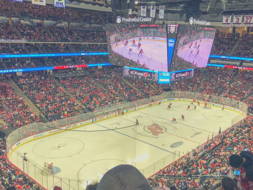 Newark: New Jersey Devils Ice Hockey Game Ticket - Breaks, the NJ Devil, and matchday activity