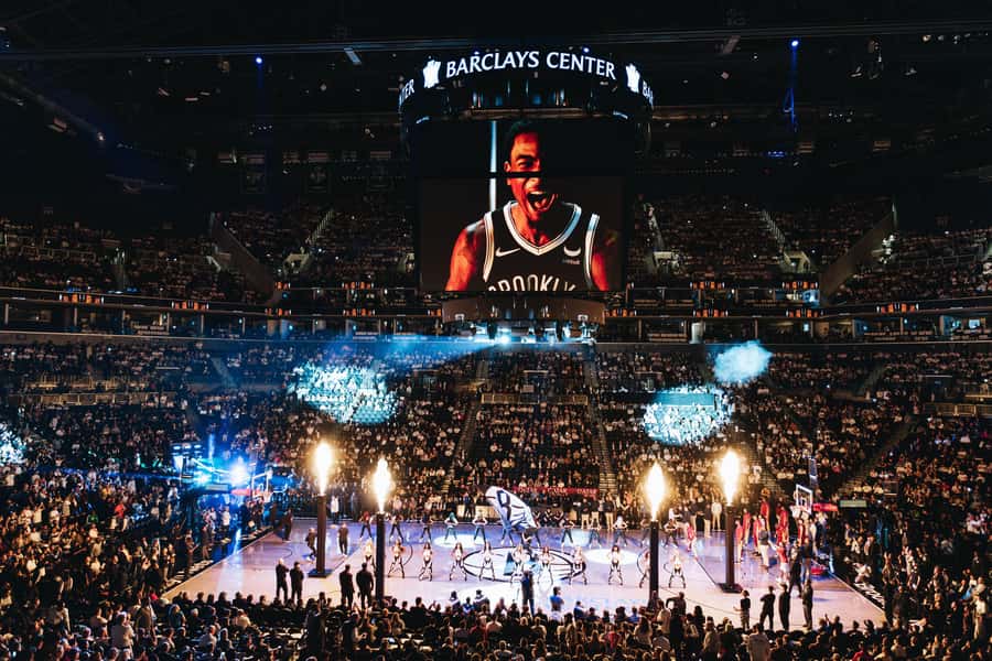 NYC: Brooklyn Nets NBA Game Ticket at Barclays Center - Warm-ups, tip-off, and the NBA show