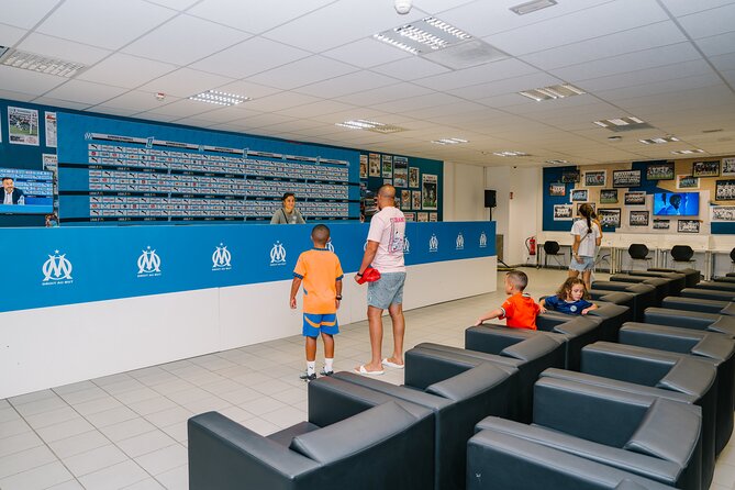 OM Stadium Tour - Looking out from the stands and pitch area