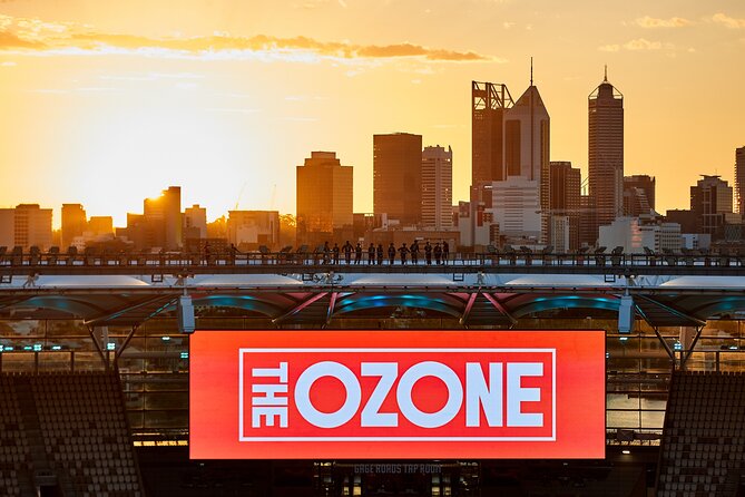 Optus Stadium HALO by Twilight - Climbing the 78 steps to the HALO platform