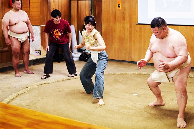 Osaka Sumo Experience with Live Show and Audience Challenge - The cultural value beyond the jokes