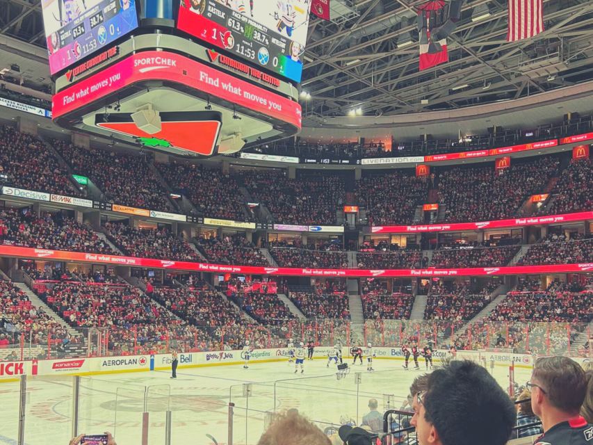 Ottawa: Ottawa Senators Ice Hockey Game Ticket - Food, drinks, and arena extras