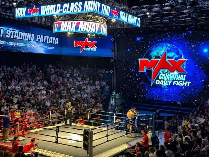 Pattaya: Max Muay Thai Stadium Passionate Journey - Entering the arena near Royal Duty Free