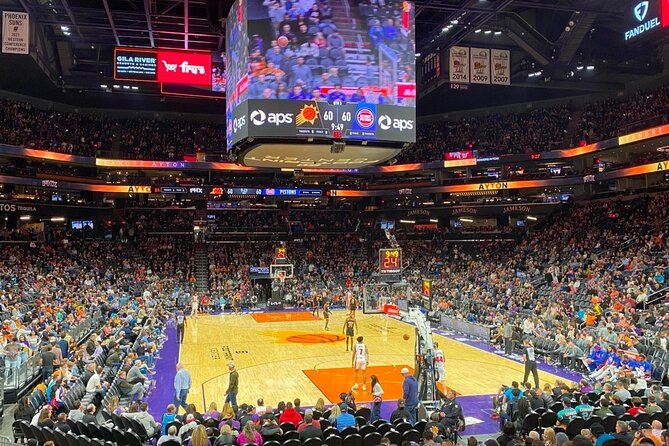 Phoenix Suns Basketball Game Ticket at Footprint Center - The game itself: speed, noise, and constant action