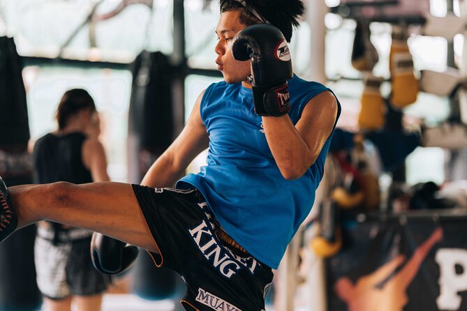 Private Muay Thai Workshop at Phuket King Gym - The heavy bag gives you a second way to train