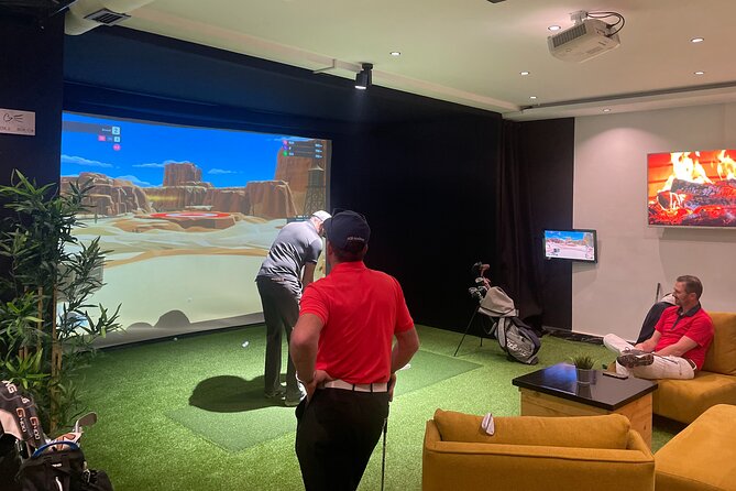 Private Virtual Golf Aperitif Evening in Marrakech - How the golf session works