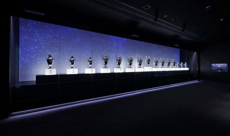 Real Madrid: Bernabeu Stadium SelfGuided Tour & Wine tasting - The panoramic view from the upper levels