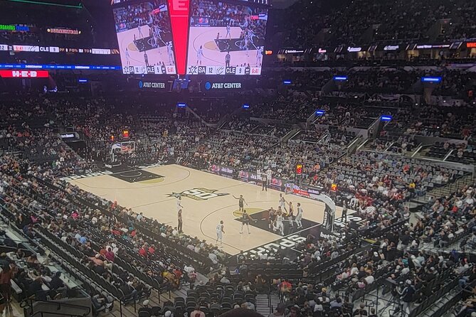 San Antonio Spurs Basketball Game Ticket - Silver and black, Spurs style