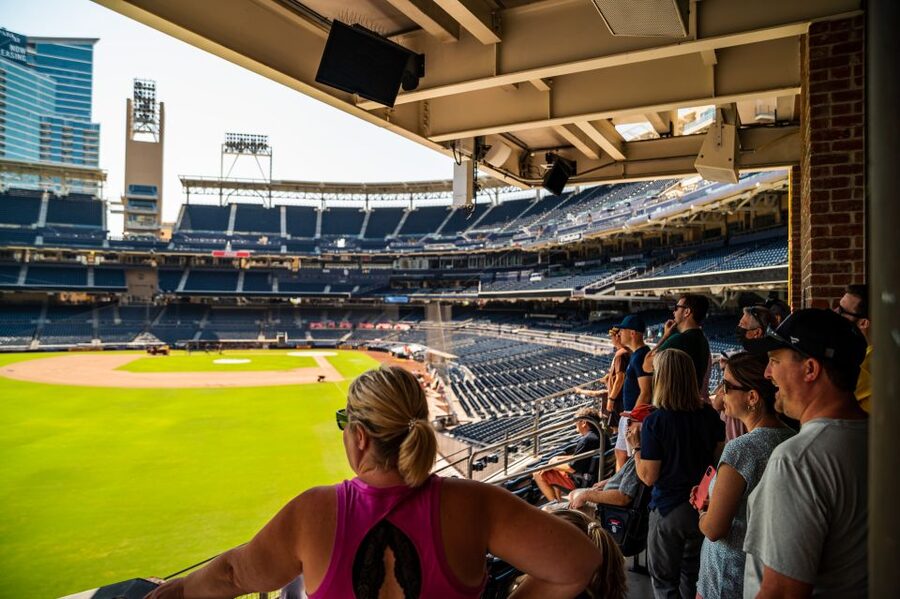 San Diego: Petco Park Stadium Tour - Home of the Padres - The Press Box and Home Plate Club