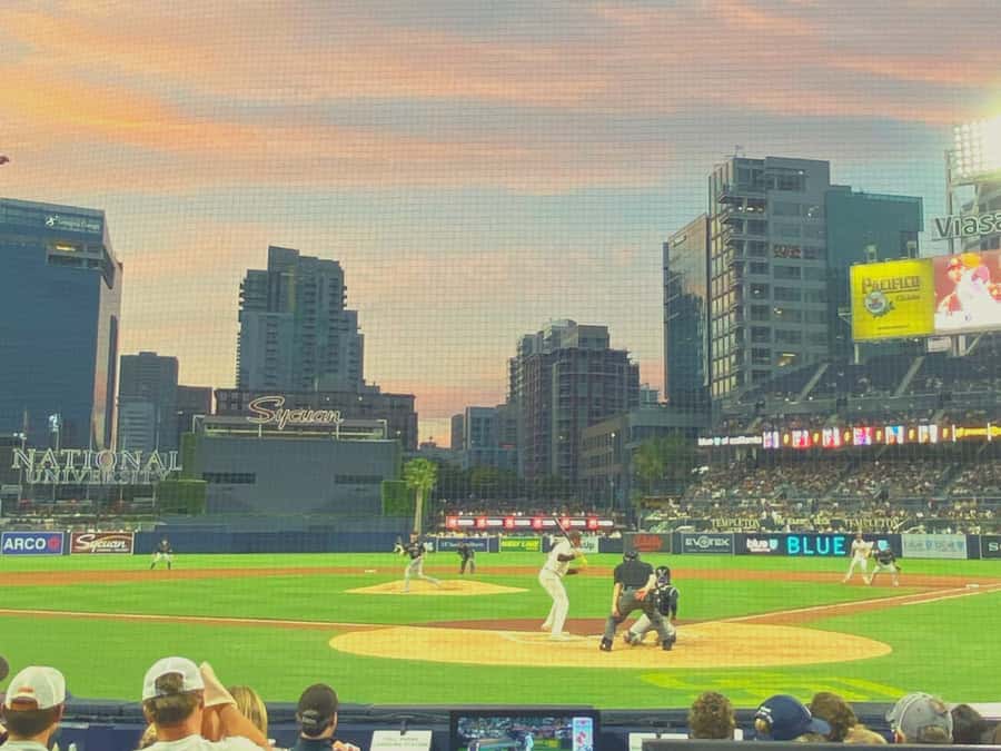 San Diego: San Diego Padres Baseball Game Ticket - The crowd, food, and matchday atmosphere