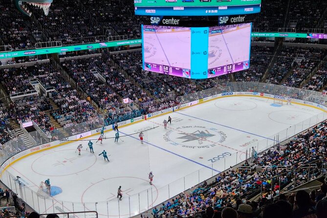 San Jose Sharks Ice Hockey Game Ticket at SAP Center - Getting there and settling into the evening
