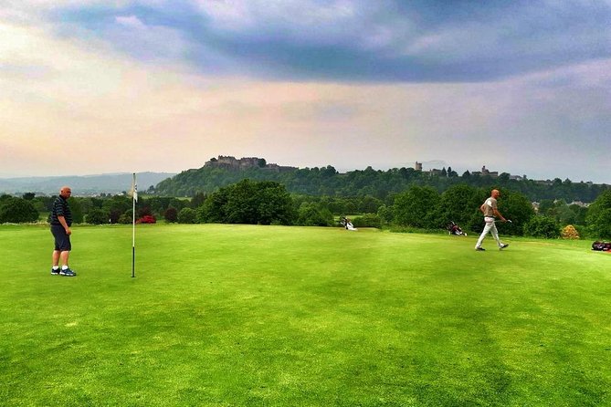 Scottish Golf Day Experience | Stirling Golf Club from Edinburgh - Photos at the first tee and 18th hole