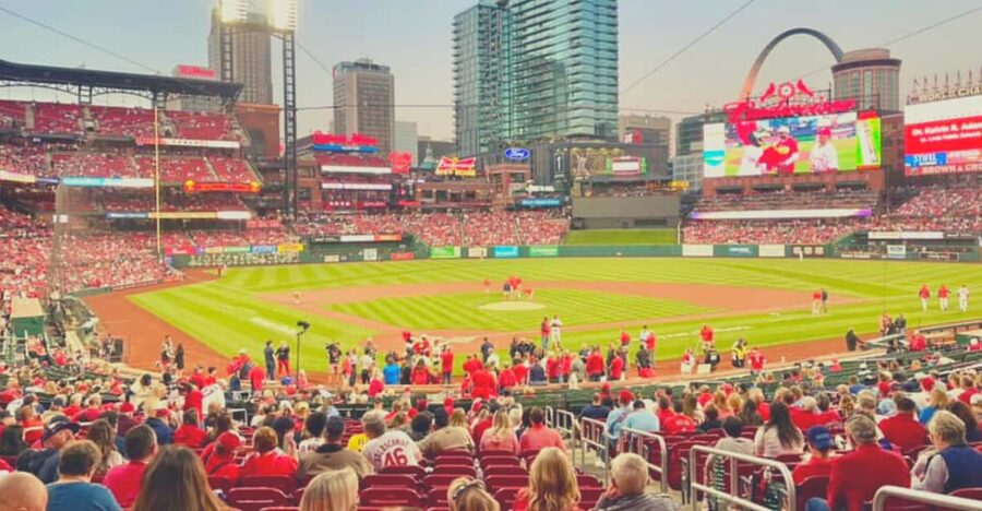 St Louis Cardinals Baseball Game at Busch Stadium - Three hours of baseball, crowd energy, and pauses