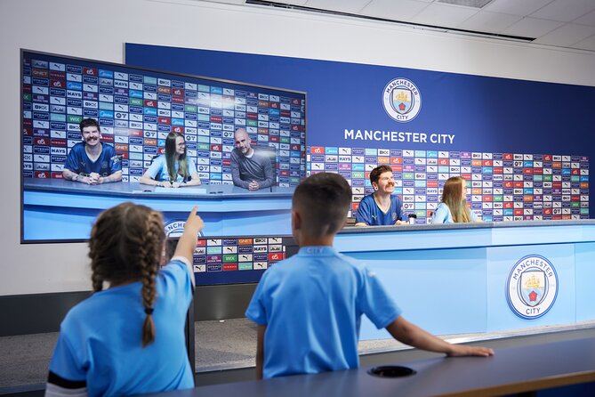 The Manchester City Stadium Tour - Arriving at Etihad Stadium in Manchester