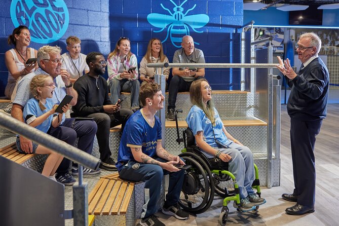 The Manchester City Stadium Tour - The players’ tunnel and pitch-side view