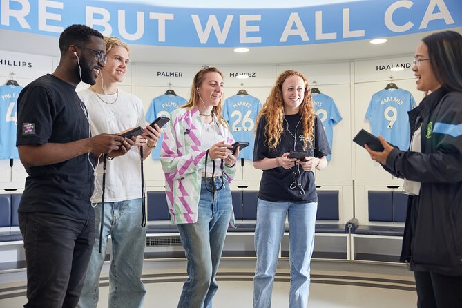 The Manchester City Stadium Tour - The warm-up area and Tunnel Club