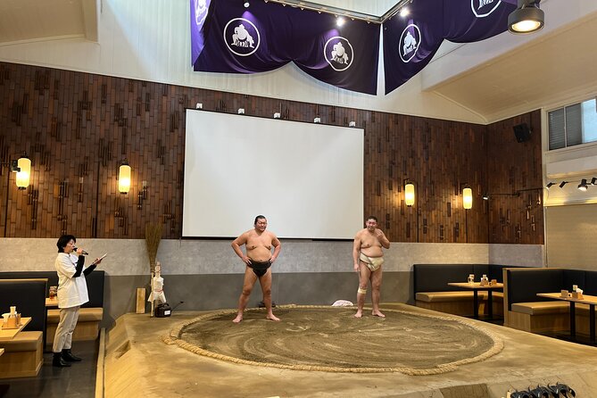 the SUMO show with Dinner - Three Matches With Retired Wrestlers