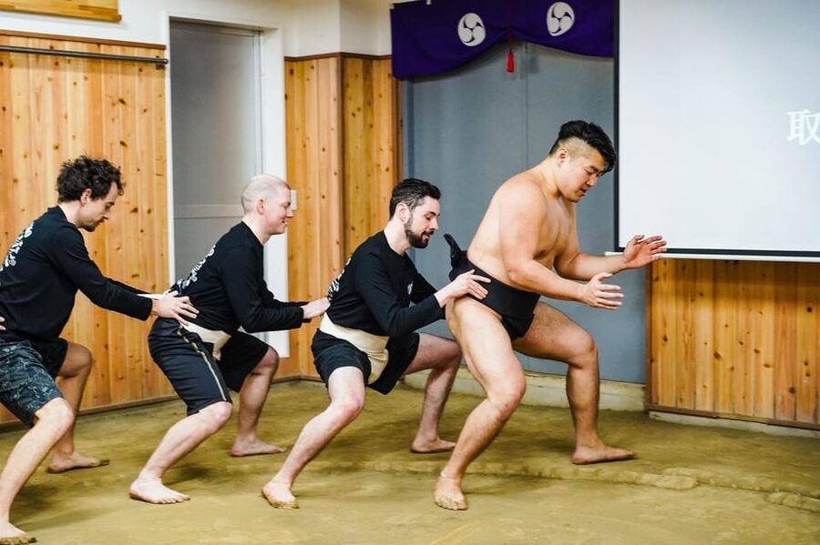 Tokyo: Authentic Sumo Wrestling Experience with Lunch - Touring the former sumo stable