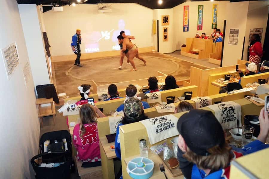 Tokyo Ginza : Sumo and Mikoshi Experience,Open from Sep. - Sumo at close range in Ginza