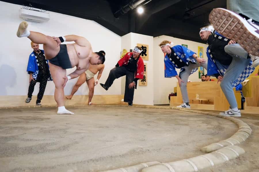 Tokyo Ginza : Sumo and Mikoshi Experience,Open from Sep. - Important differences from serious sumo