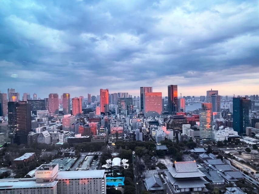 Tokyo Highlights Tour: Sumo, Sushi, Tea, and Tokyo Tower - Tokyo Tower closes the day with a wide view