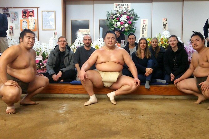 Tokyo Ryogoku Sumo Morning Practice + Photo Shoot with Wrestlers - Photos With Wrestlers Are Not Guaranteed