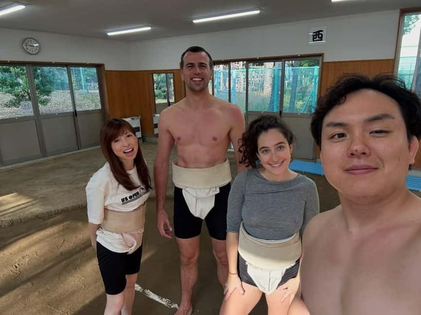 Tokyo: Sanctuary Authentic Grand Sumo Experience & Training - The final bouts with friends and coaches