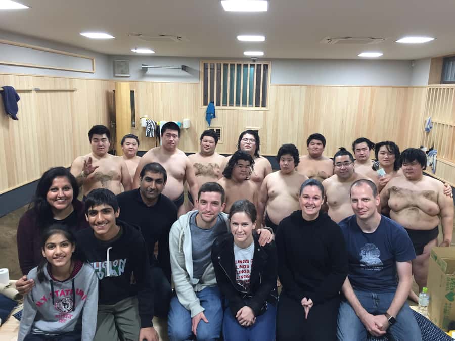 Tokyo: Sumo Practice Tour with Ring-Side Seat and Photoshoot - What the guide adds before practice