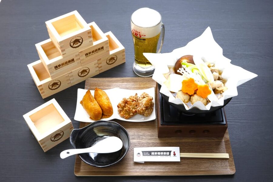 Tokyo: Sumo Show Experience with Chicken Hot Pot and a Photo - Chicken chanko-nabe and the Japanese meal
