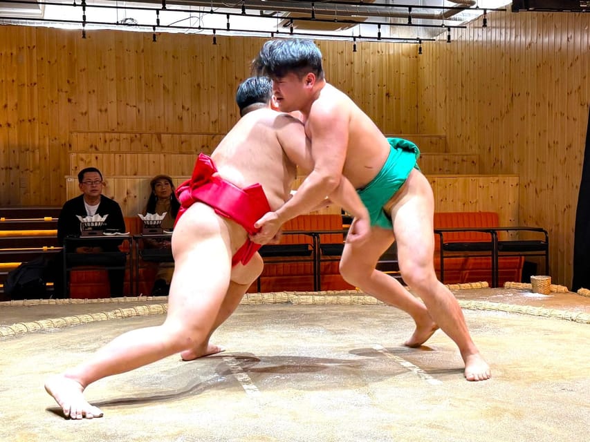 Tokyo: Sumo Show Experience with Chicken Hot Pot and a Photo - Souvenir photo and the end of the evening