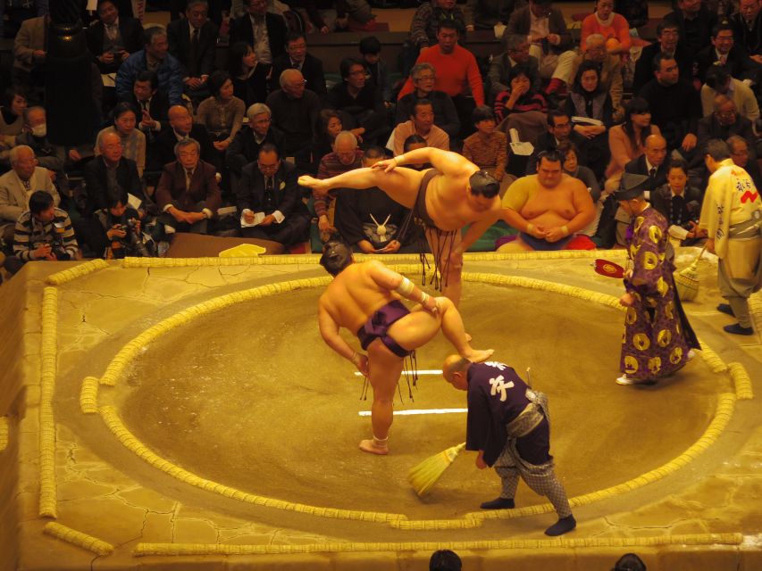 Tokyo: Sumo Tournament Tour with Chair Seat Tickets - Watching the Makuuchi Division from 4:10 PM