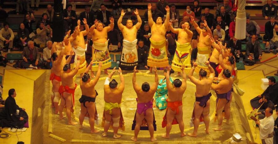Tokyo: Sumo Tournament Tour with Chair Seat Tickets - Meeting at Ryogoku Station and reaching the arena