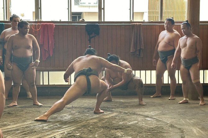 Tokyo: Visit Sumo Morning Practice with English Guide - Entering Takasago Stable