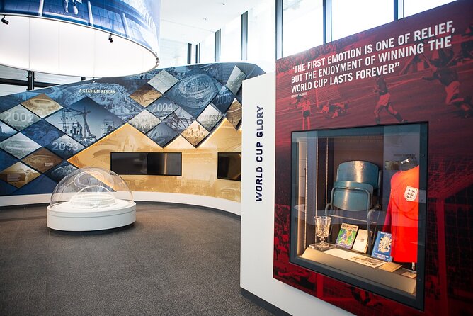Tour of Wembley Stadium in London - The Crossbar Exhibition and Walk of Legends
